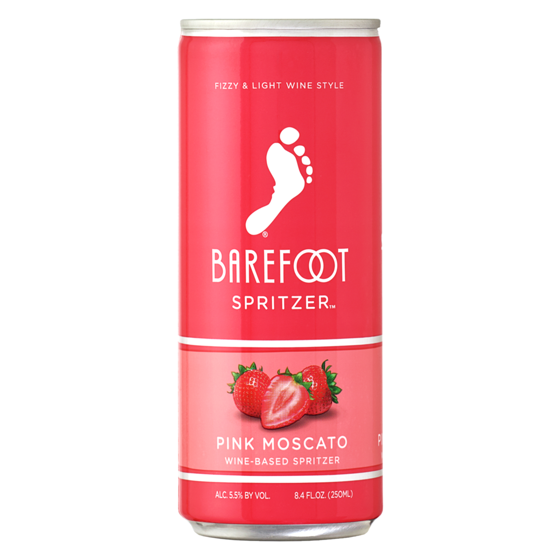 slide 1 of 1, Barefoot Pink Moscato Spritz Can, 250 ml