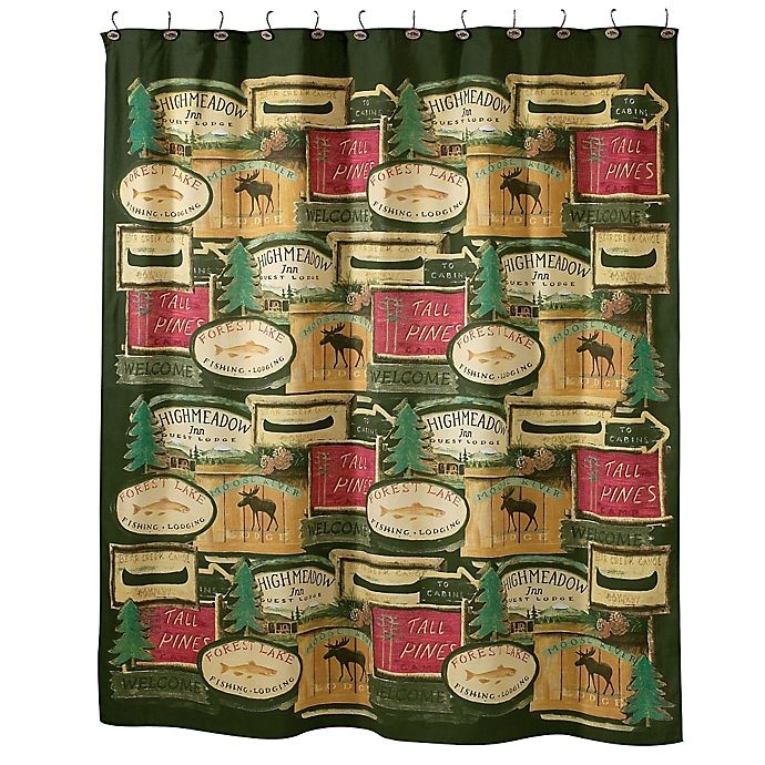 slide 1 of 1, Avanti Rather Be Fishing Shower Curtain, 1 ct