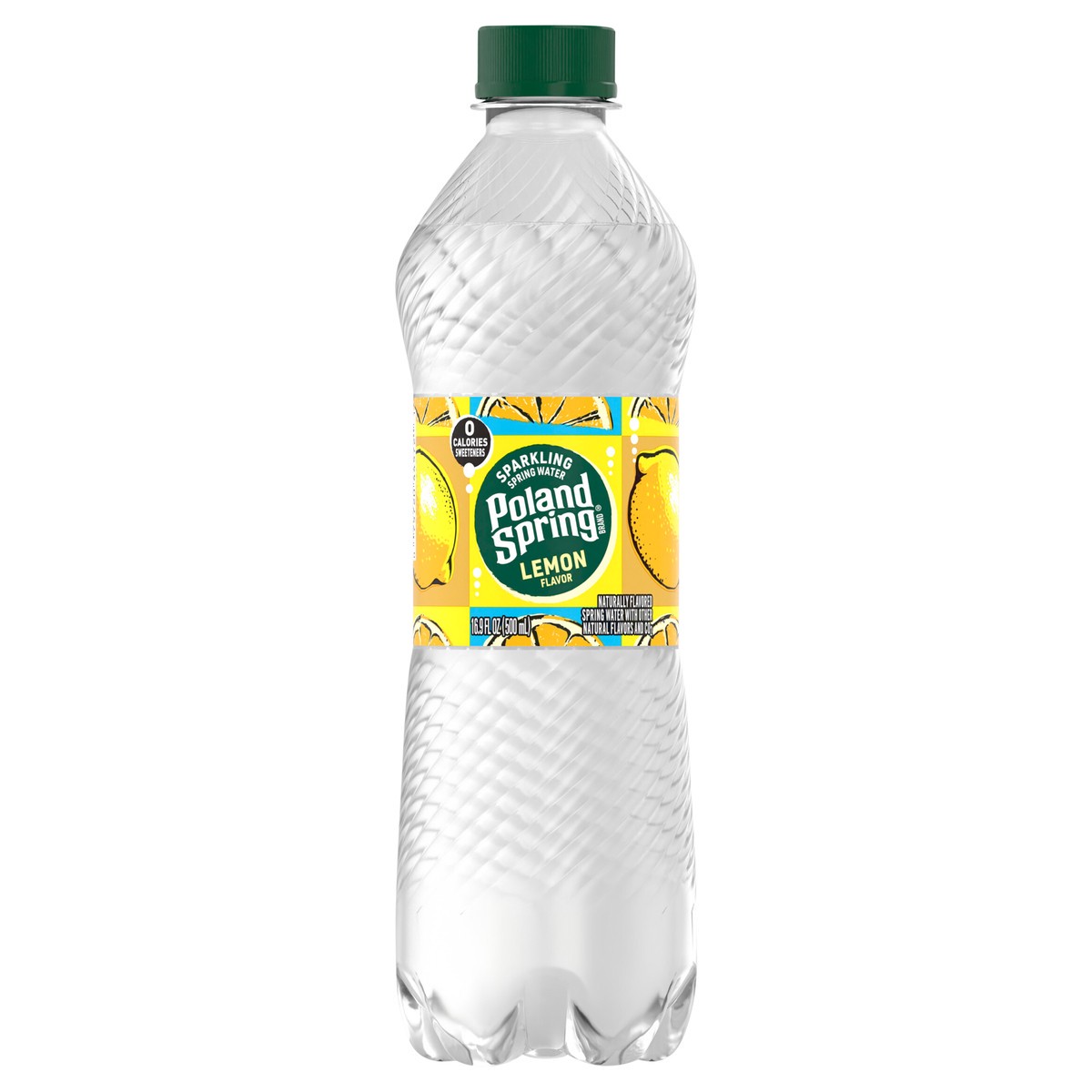 slide 3 of 9, Poland Spring Sparkling Water, Lively Lemon- 16.9 fl oz, 16.9 oz