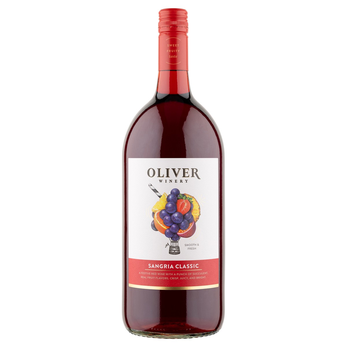 slide 2 of 5, Oliver Winery Sangria Classic Wine 1.5L, 1.50 liter