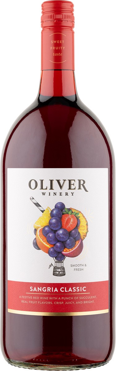 slide 4 of 5, Oliver Winery Sangria Classic Wine 1.5L, 1.50 liter