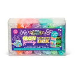 Rainbow Loom Glow Party Treasure Box