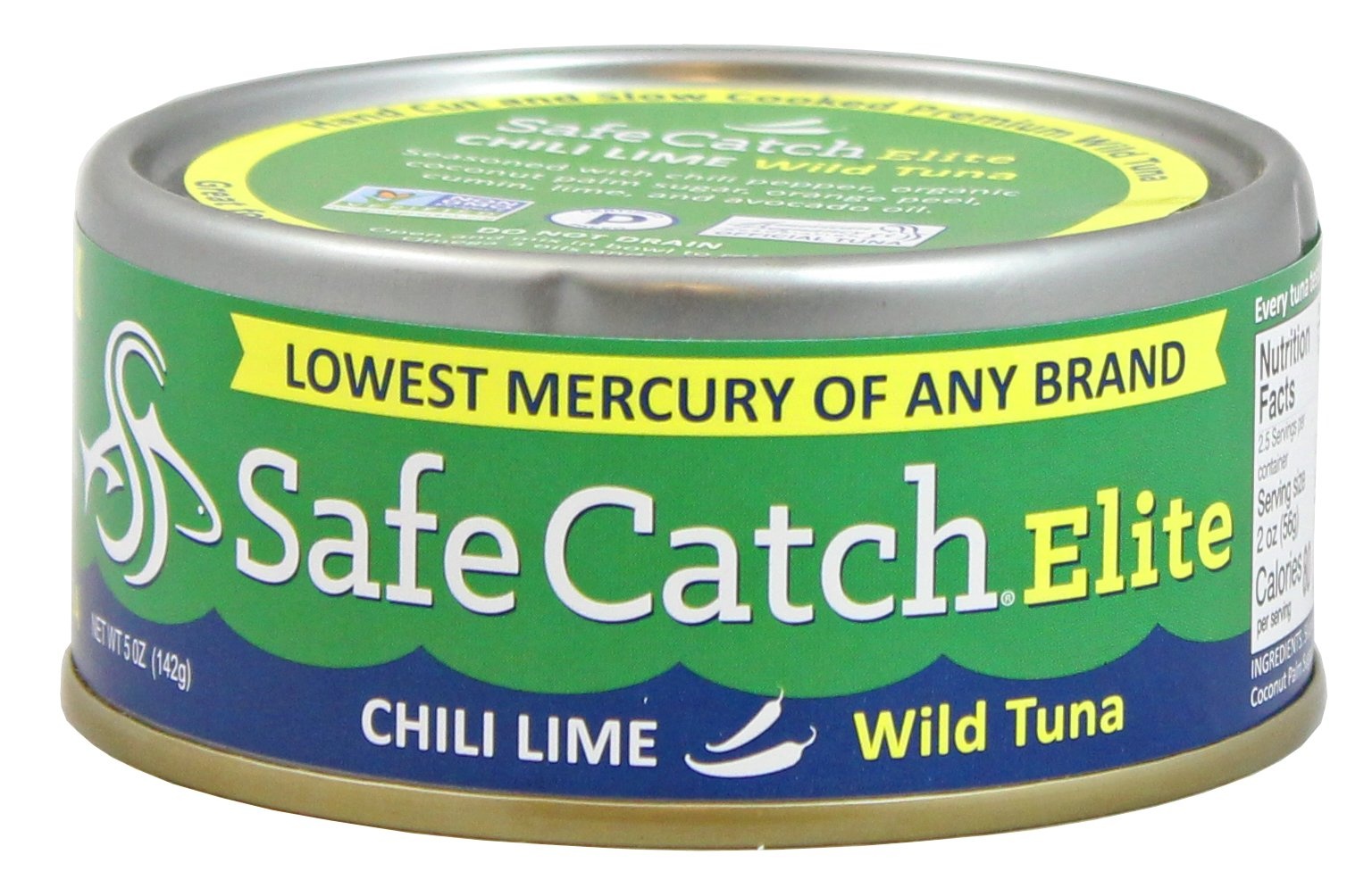 slide 1 of 1, Safe Catch Elite Chile Lime Wild Tuna, 5 oz