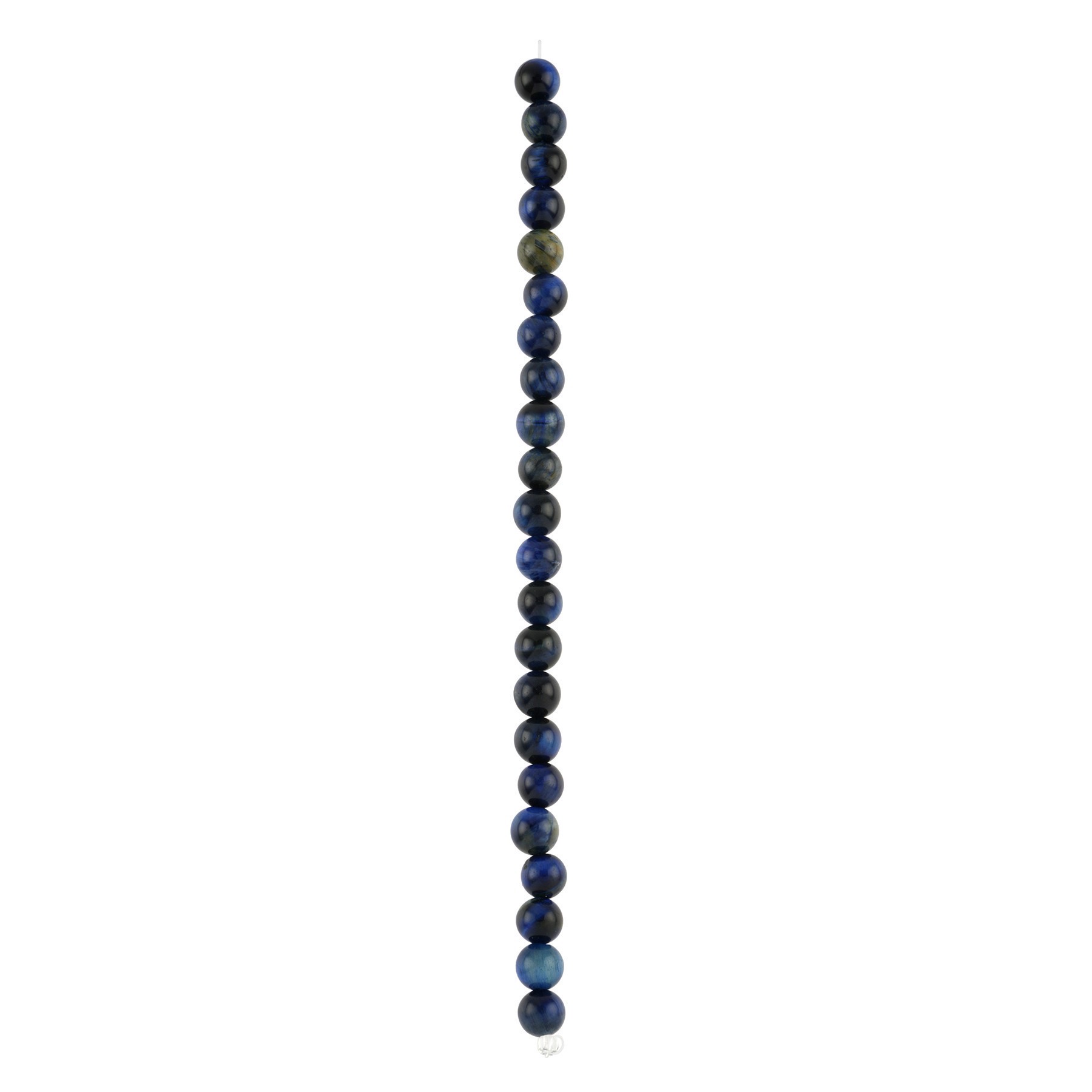slide 3 of 3, Dark Blue Tiger Eye Round Beads, 8mm By Bead Landing, 8mm