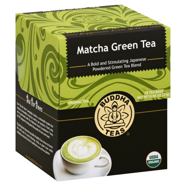 slide 1 of 1, Buddha Teas Organic Matcha Tea - 18 ct, 18 ct