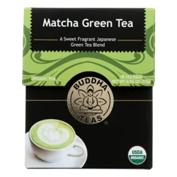 Buddha Teas Organic Matcha Tea - 18 ct