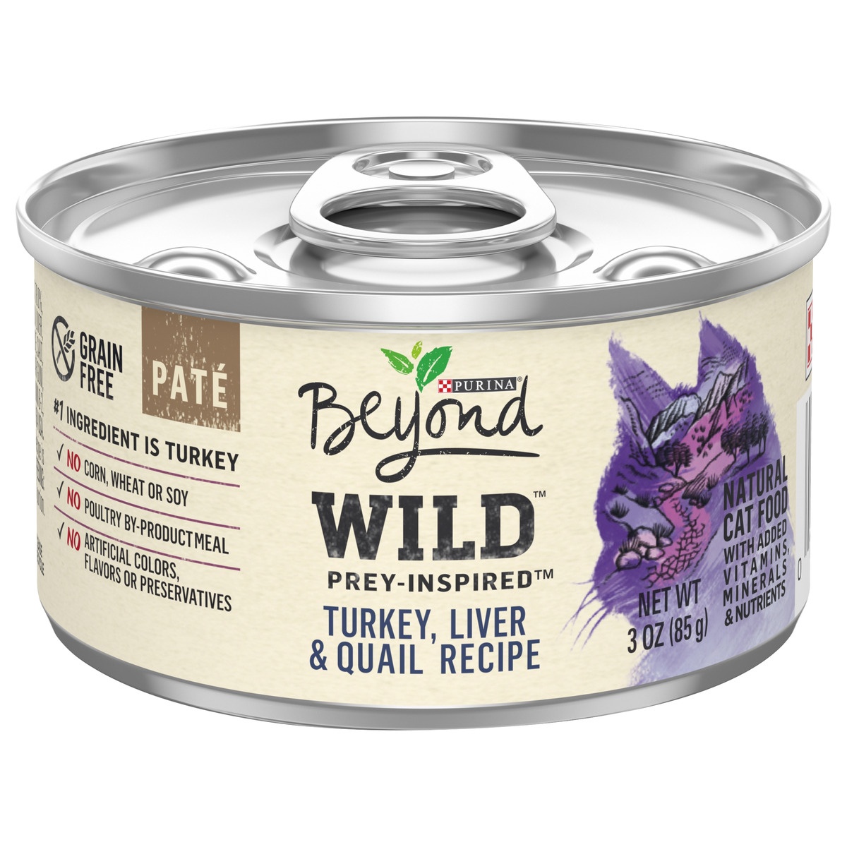 slide 1 of 7, Beyond Purina Beyond Wild Turkey Quail, 3 oz