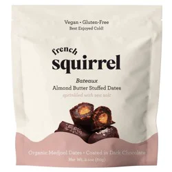 French Squirrel Bateaux Almond Butter Stuffed Dates