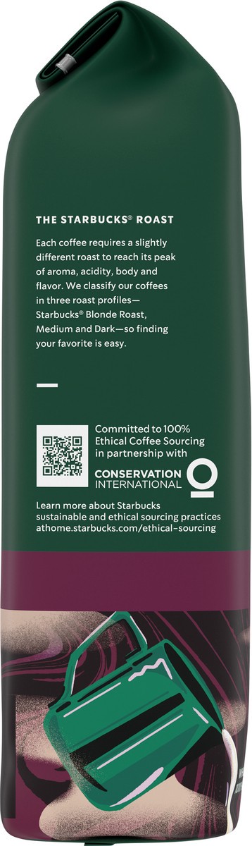 slide 8 of 13, Starbucks Whole Bean Coffee, Dark Roast Coffee, Espresso Roast, 100% Arabica, 1 bag (18 oz), 18 oz