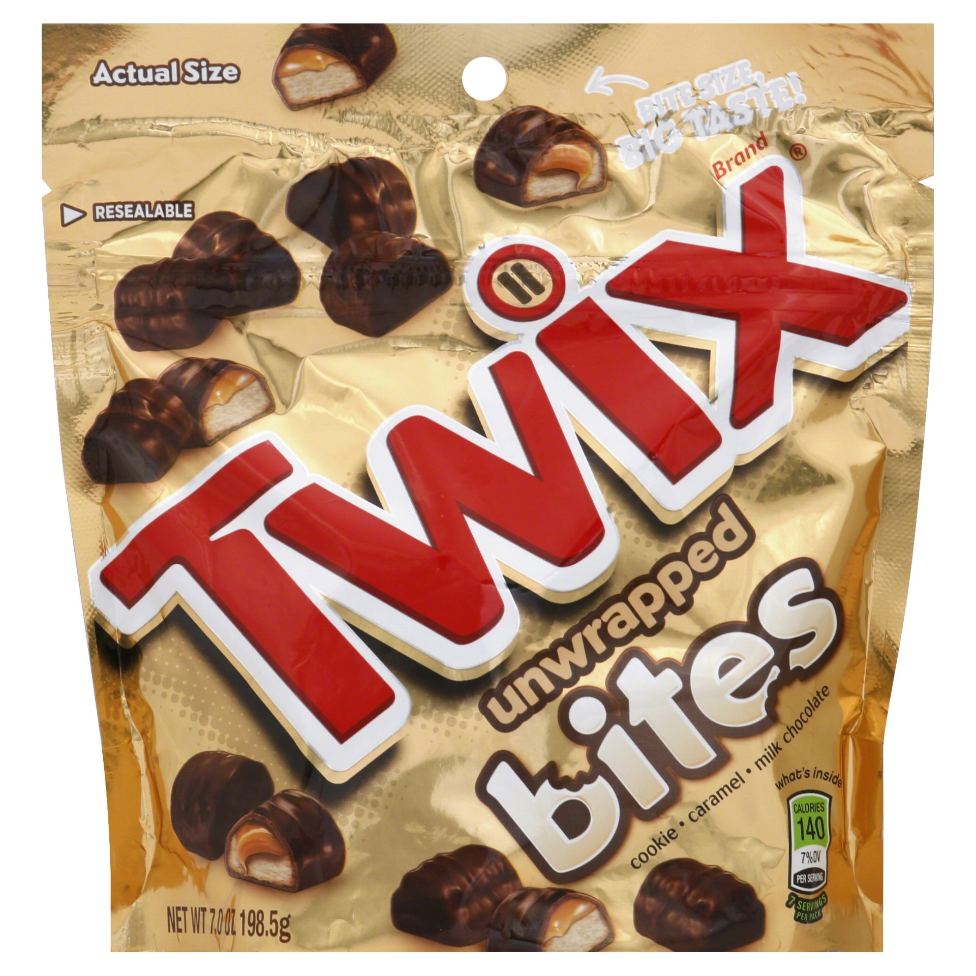 TWIX Unwrapped Milk Chocolate Caramel Bites 7 oz | Shipt