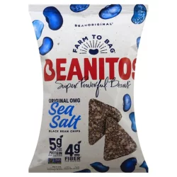 Black Bean Sea Salt Chips