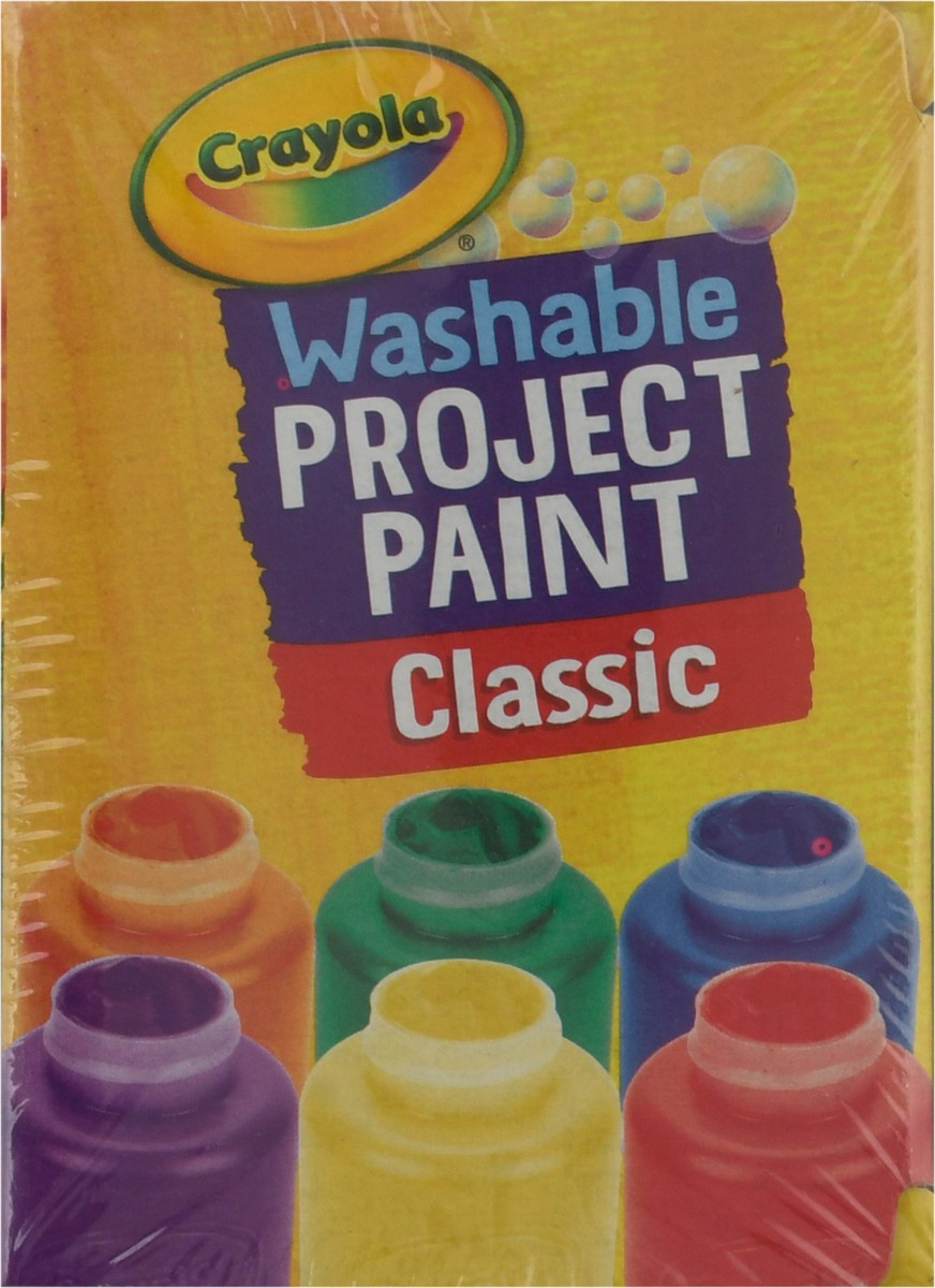 slide 9 of 10, Crayola Classic Washable Project Paint 6 ea, 6 ct