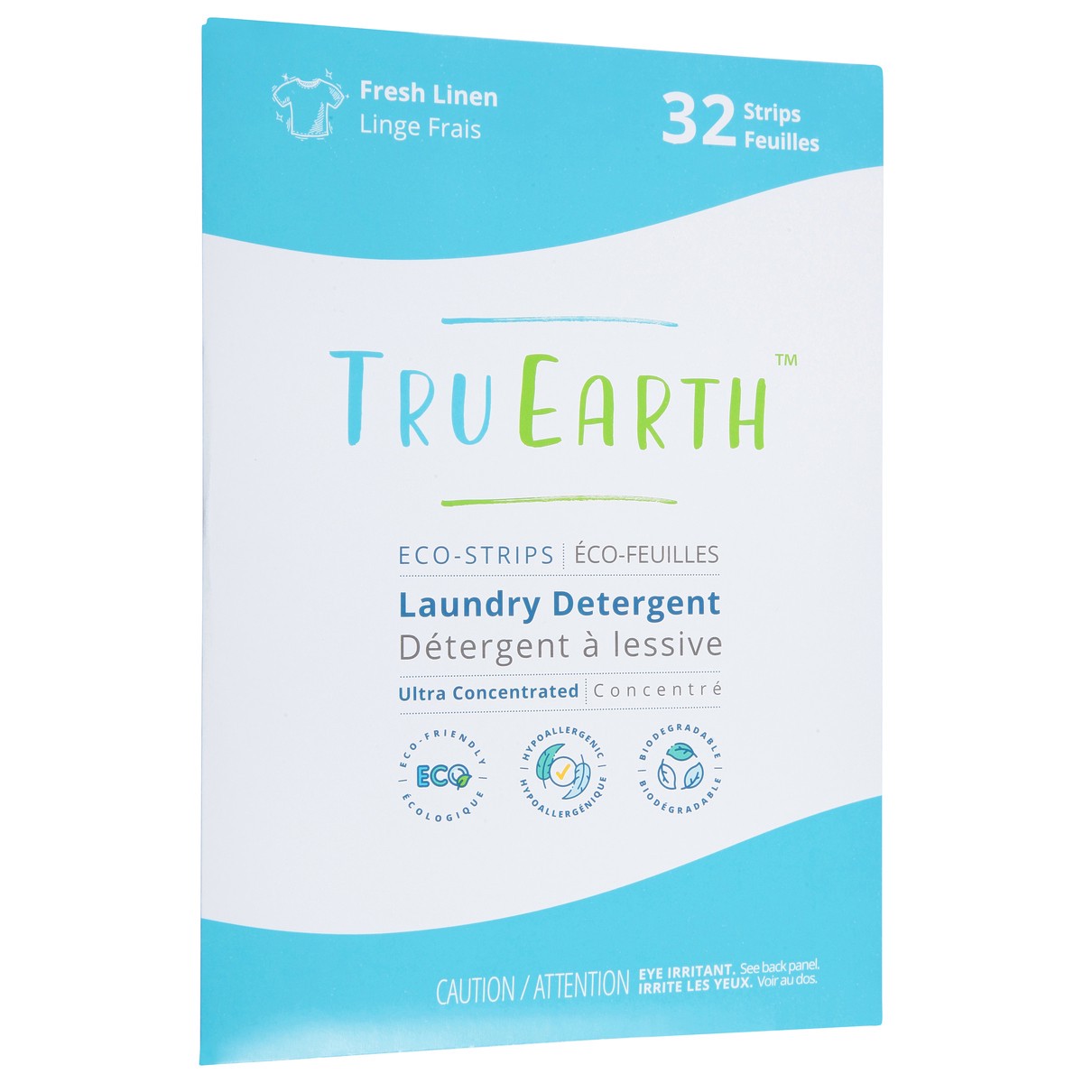 slide 7 of 9, Tru Earth Laundry Detergent Sheets, Fresh Linen, 32-Sheets, 32 ct