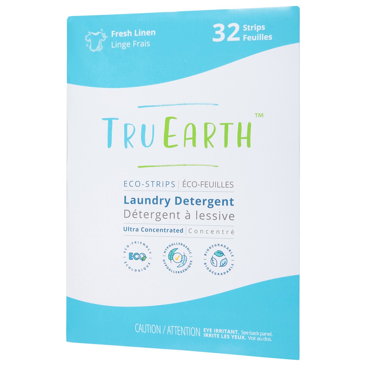slide 6 of 9, Tru Earth Laundry Detergent Sheets, Fresh Linen, 32-Sheets, 32 ct