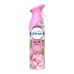 Febreze Air Mist Odor-Fighting Air Freshener Pink Wisteria Breeze Aerosol Can, Pack of 2