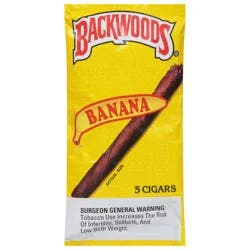 Backwoods Banana Cigars 5 ea