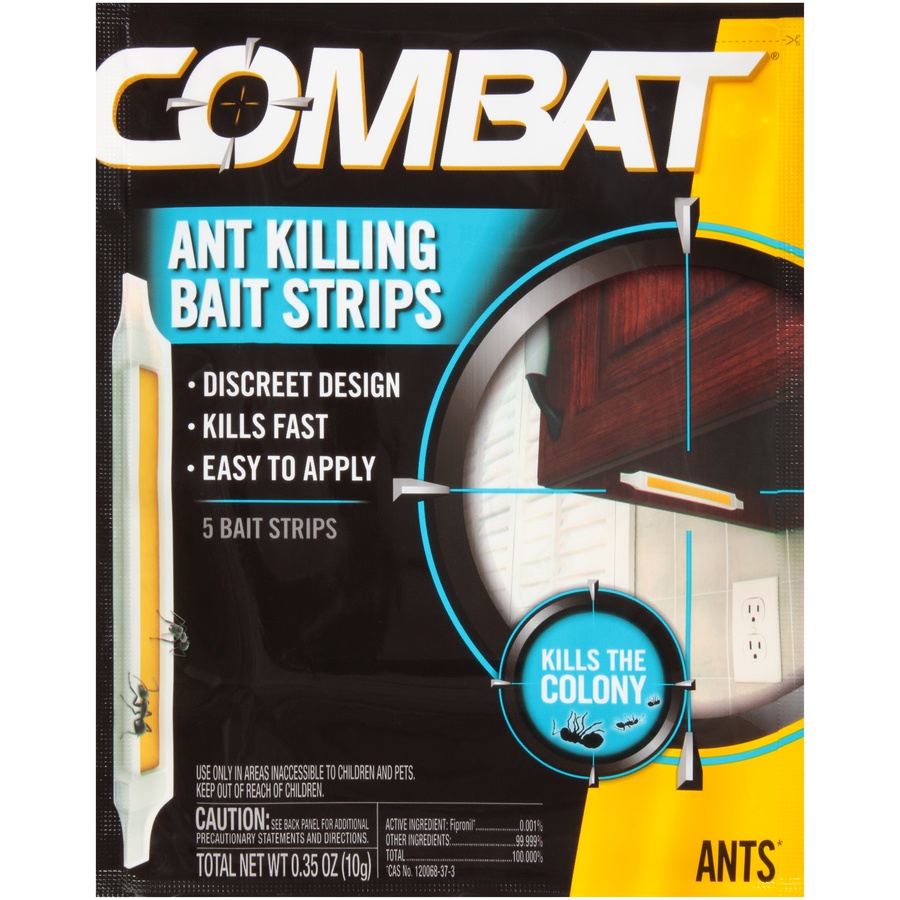 slide 1 of 1, COMBAT Ant Kill Bait Strips, 5 ct