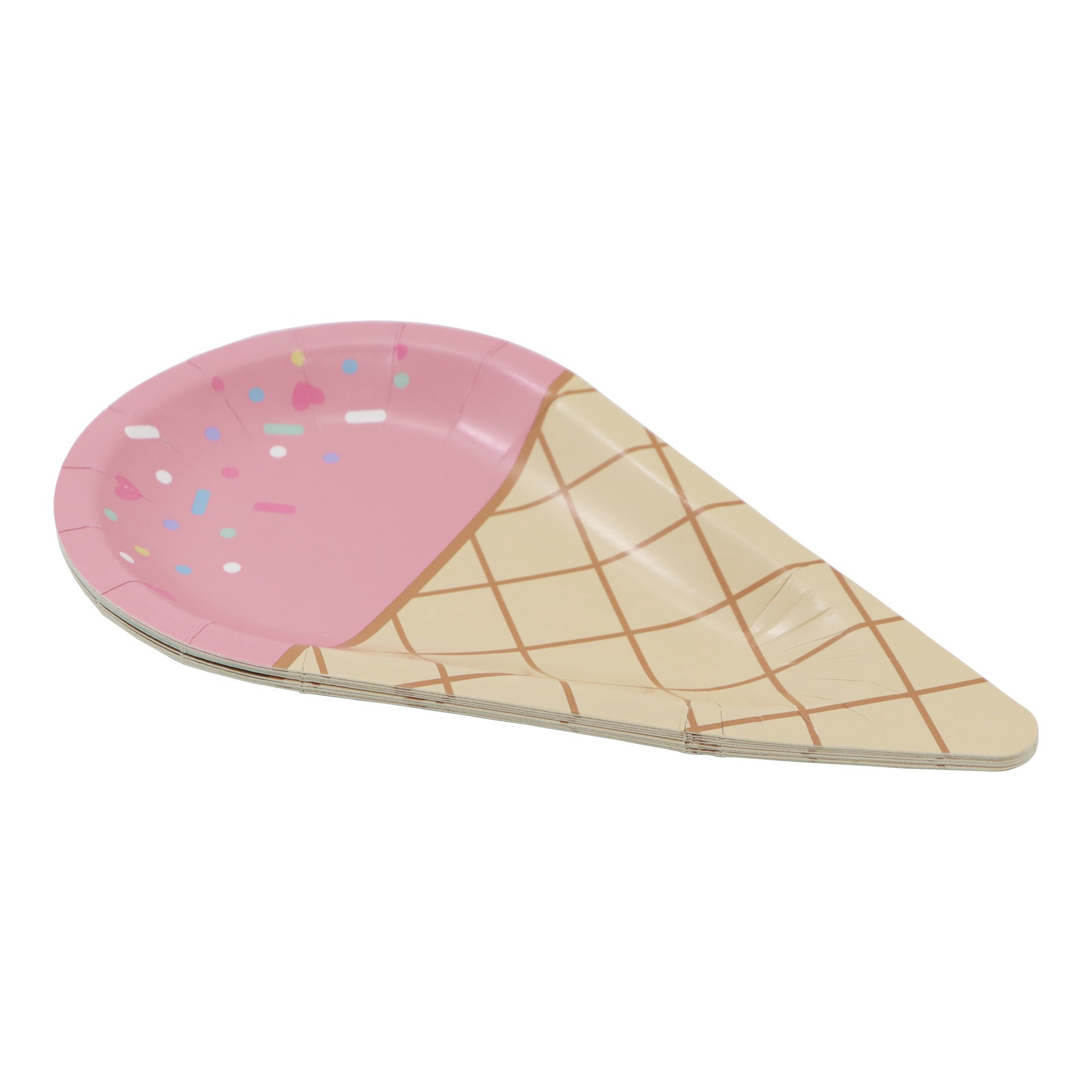 slide 2 of 3, 7" Ice Cream Dinner Plates, 8ct. By Celebrate It, 8 ct