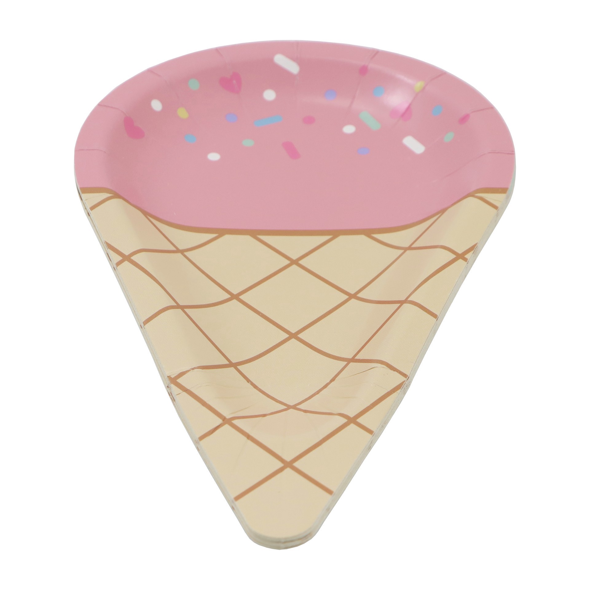 slide 3 of 3, 7" Ice Cream Dinner Plates, 8ct. By Celebrate It, 8 ct