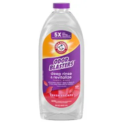 ARM & HAMMER Odor Blasters Deep Rinse & Revitalize Fabric Rinse, Laundry Additive and Odor Eliminator for Sweat, Musty Odors, and Body Odors, Fresh Escape Scent, 50 fl oz