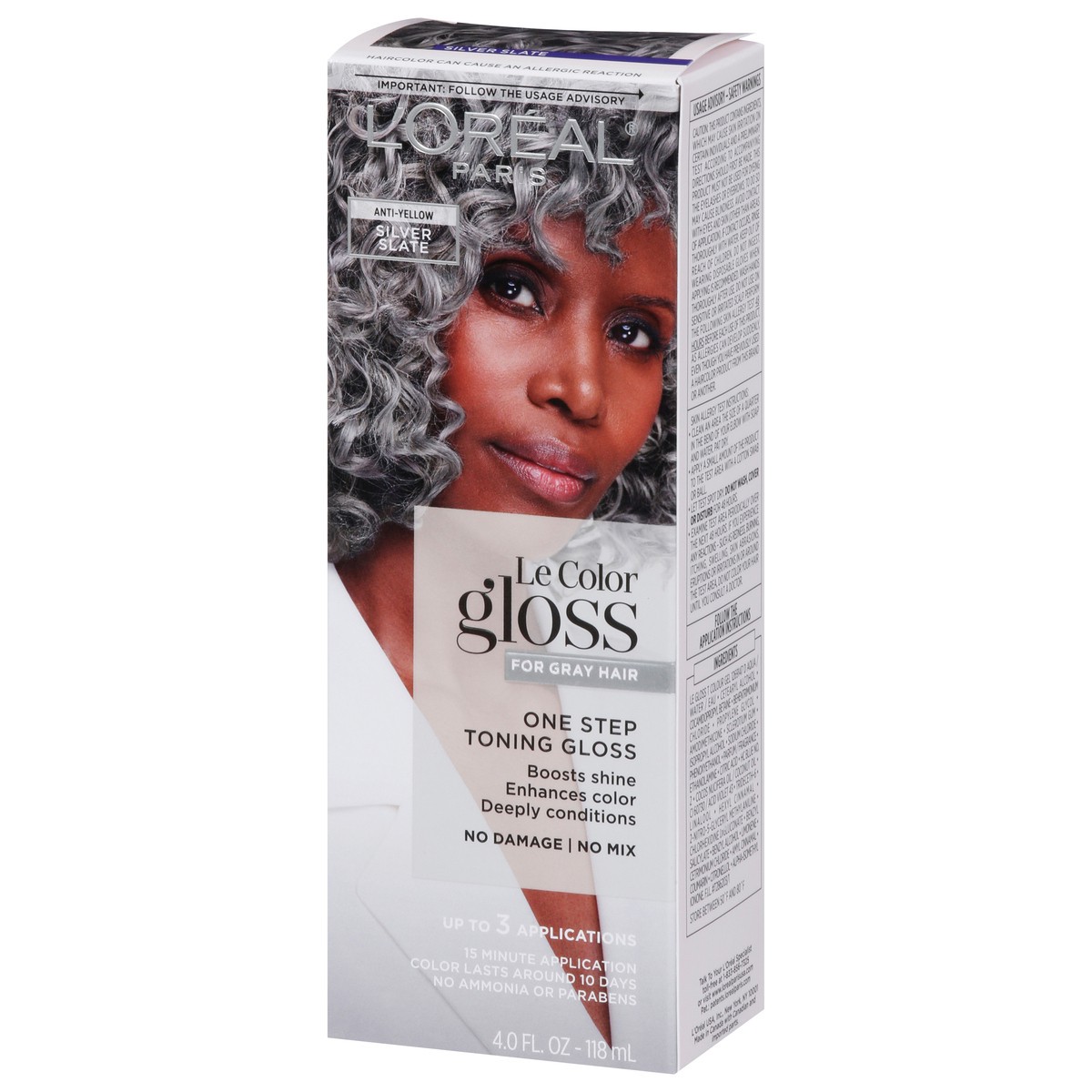 L'Oréal Le Color Gloss Silver Slate One Step Toning Gloss 4.0 fl oz 4 fl oz Shipt
