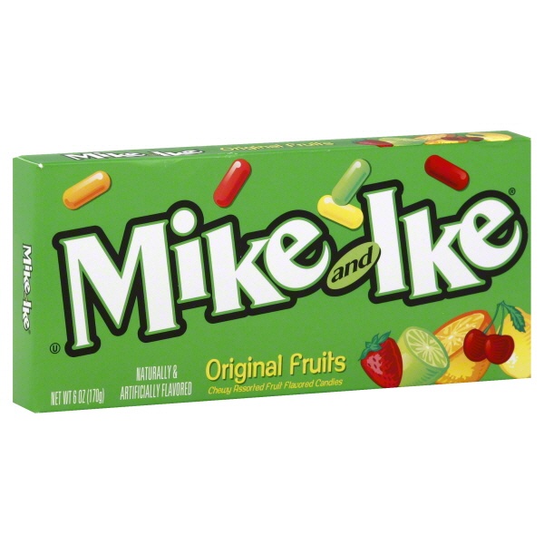 slide 1 of 1, MIKE AND IKE Original Fruits Chewy Candies, 1 ct