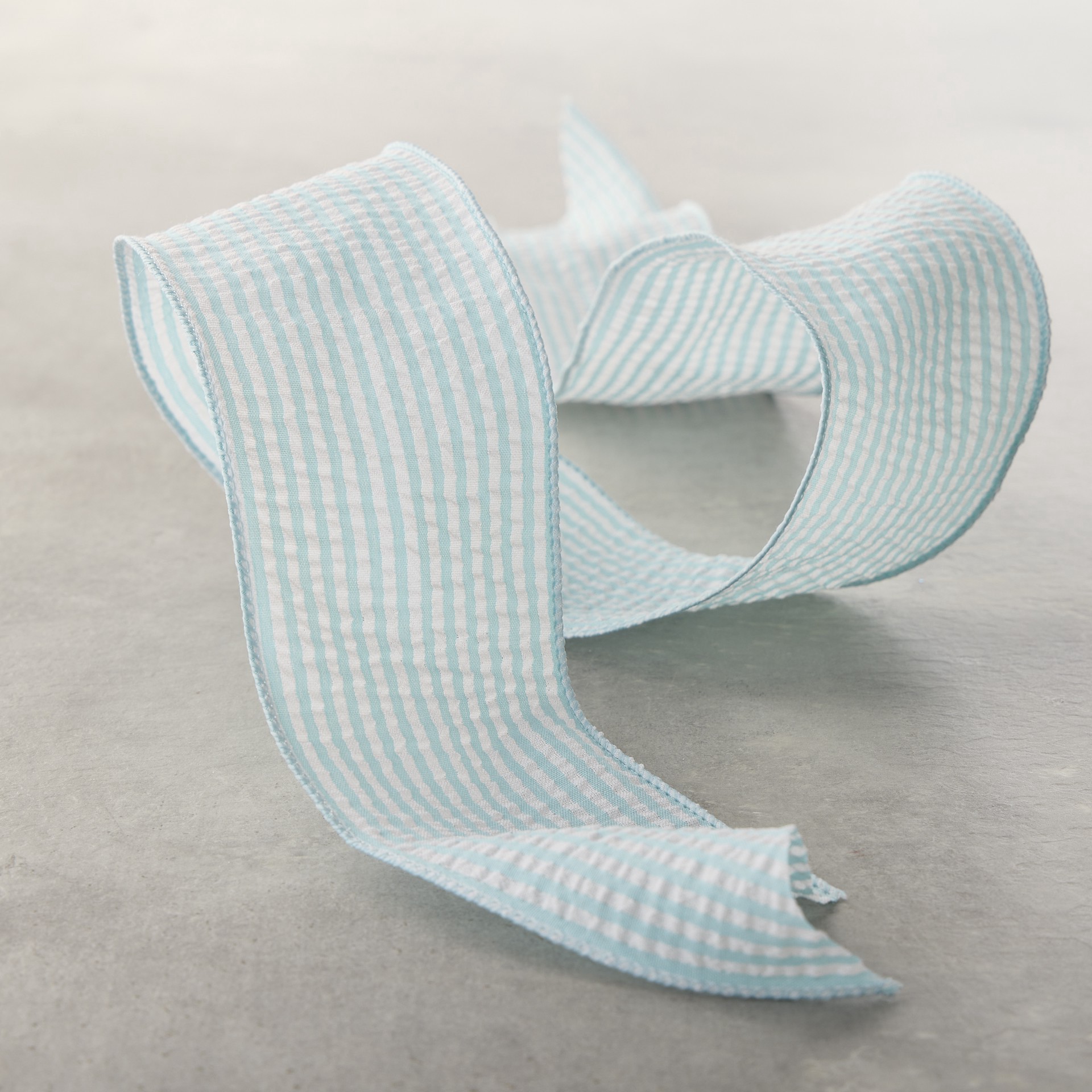 slide 2 of 2, 2.5" X 3yd. Wired Seersucker Ribbon By Celebrate It Classic, 2.5 in x 3 yd