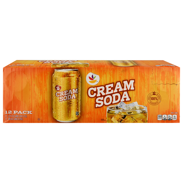 slide 1 of 1, Giant Cream Soda - 12 pk, 12 ct; 12 oz