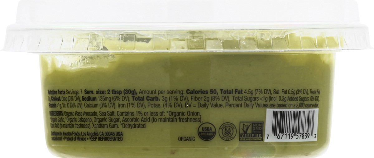 slide 9 of 13, Yucatan Organic Mild Guacamole 8 oz, 8 oz