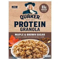 Quaker Protein Granola, Maple & Brown Sugar, 18 Oz