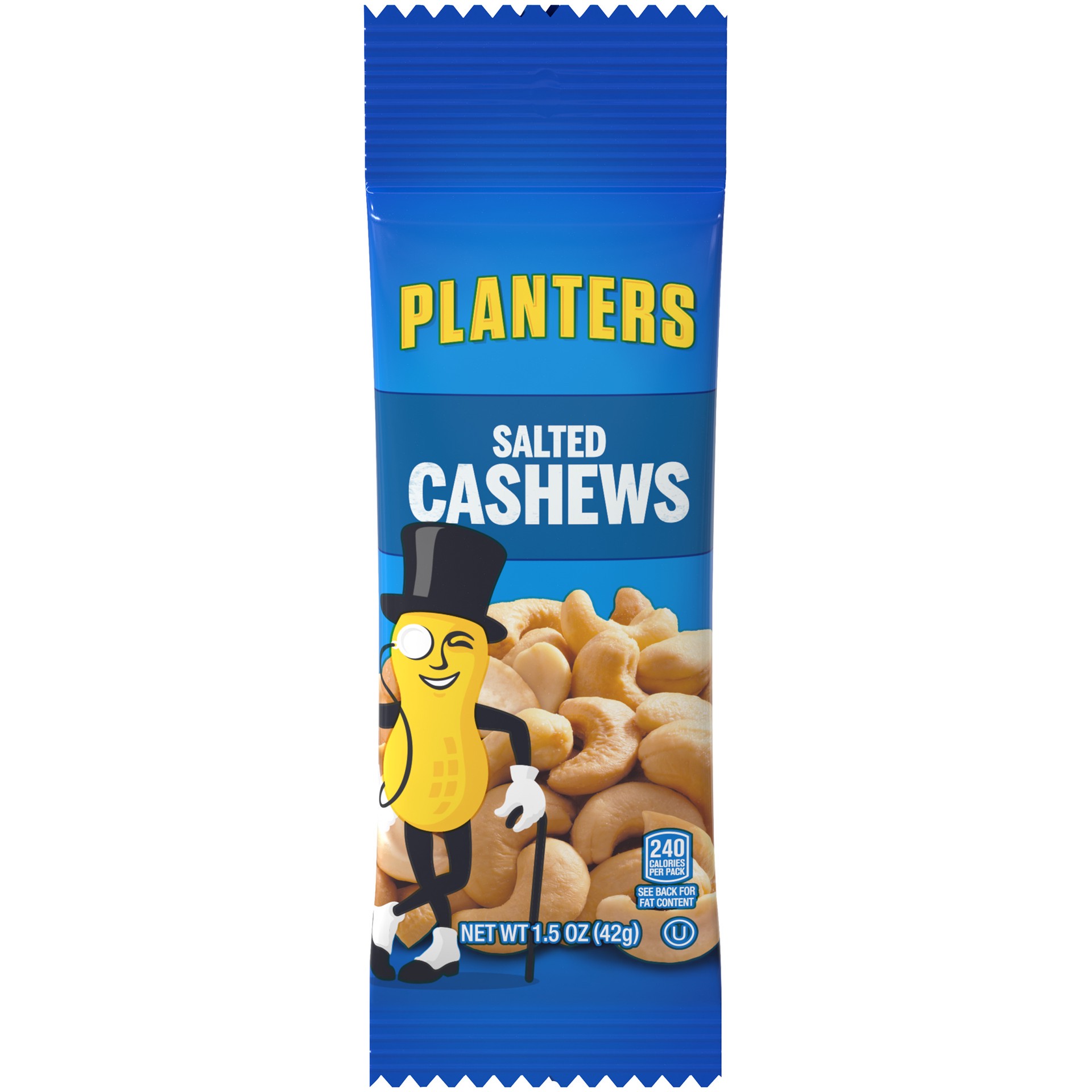 slide 1 of 8, Planters Salted Cashews, 1.5 oz Pack, 1.5 lb
