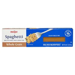 Meijer Whole Grain Spaghetti Pasta, 16 Oz