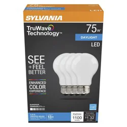 Sylvania TruWave LED 75W A19 Daylight Frost Bulbs
