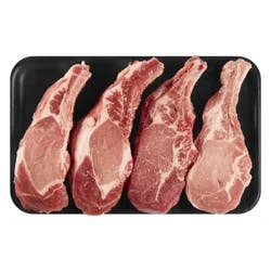Bone-In Value Pack Pork Loin Rib End Chops - Per Package (Avg. 2.25 lb)