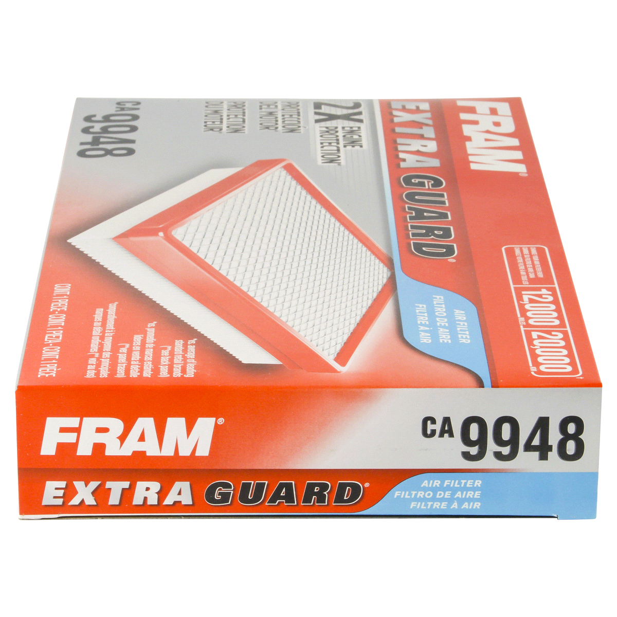 slide 3 of 6, Fram Extra Guard Air Filter CA9948, 1 ct