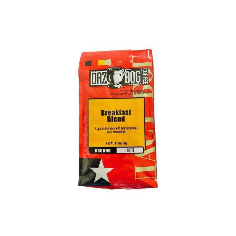 slide 1 of 4, Dazbog Coffee Breakfast Blend Light Roast Ground Coffee- 11 oz, 11 oz