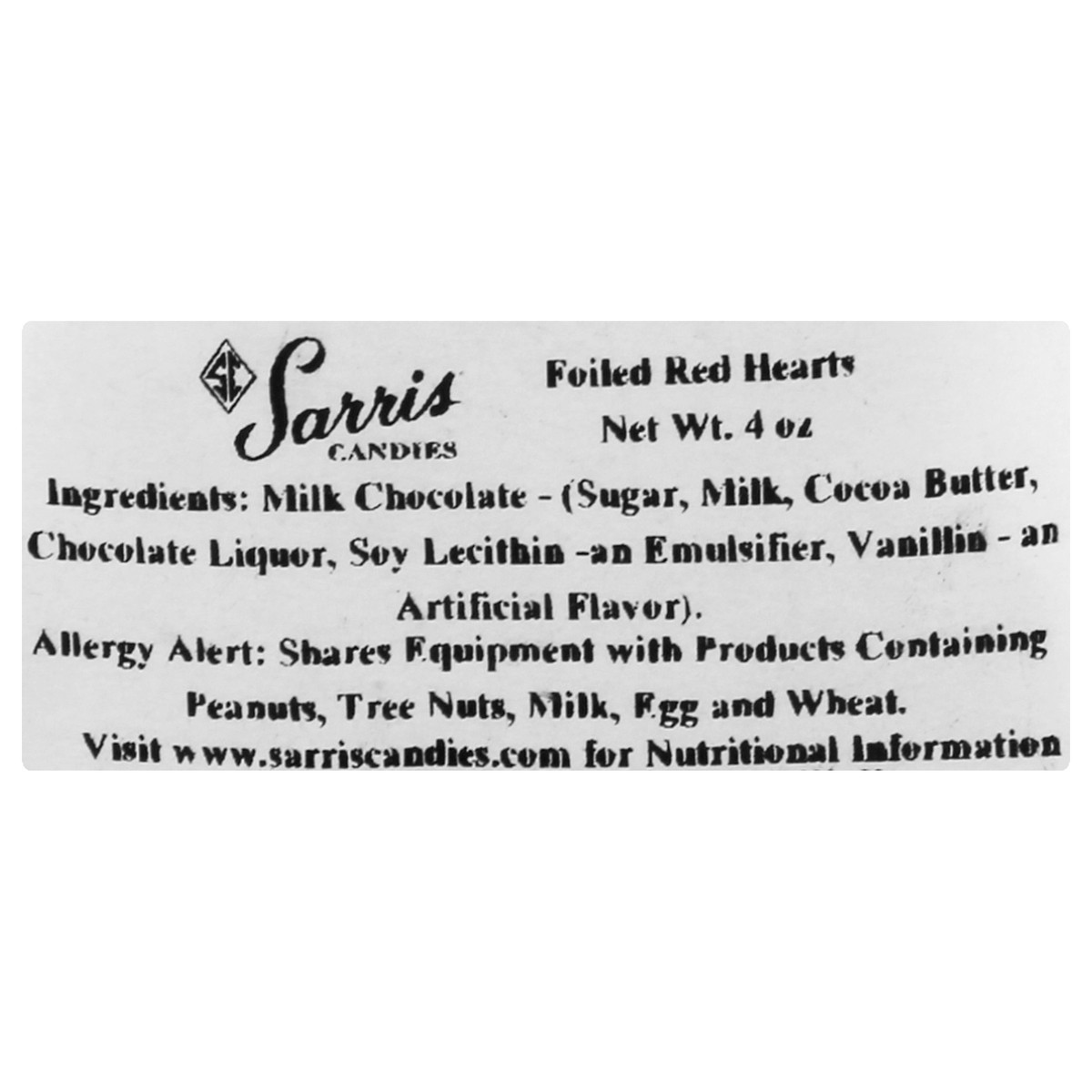 slide 3 of 9, Sarris Candies Foiled Red Hearts Candies 4 oz, 4 oz