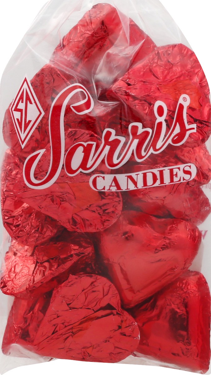 slide 1 of 9, Sarris Candies Foiled Red Hearts Candies 4 oz, 4 oz