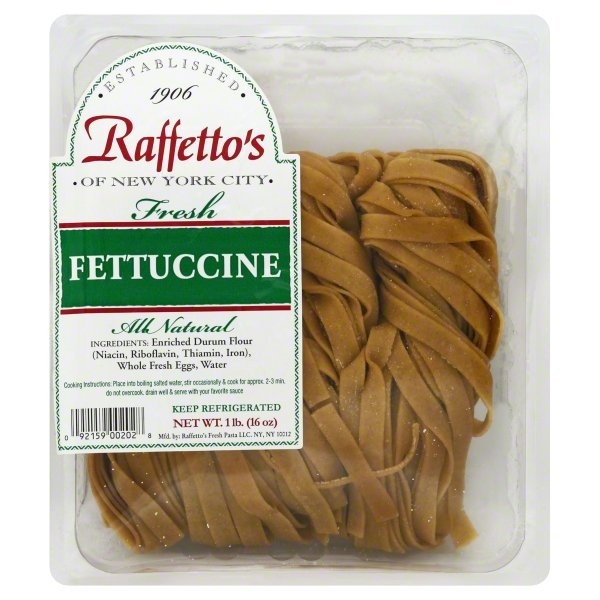 slide 1 of 5, Raffettos Fettuccine 16 oz, 16 oz