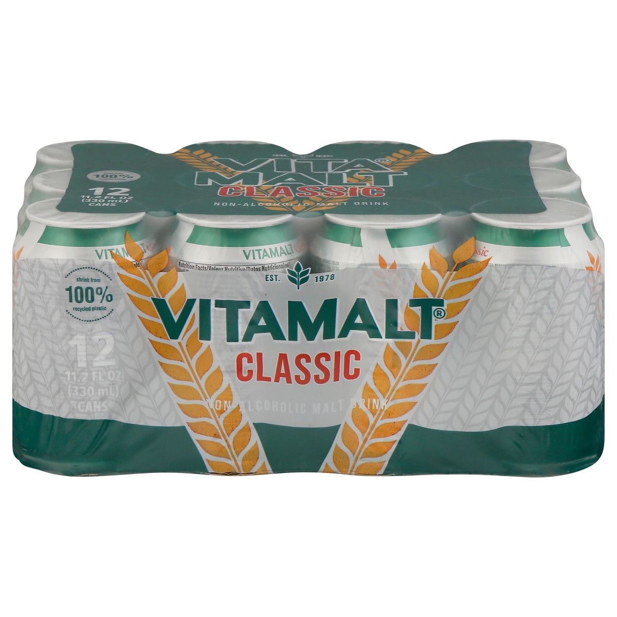 slide 2 of 13, Vita Malt Non-Alcoholic Classic Malt Drink - 12 ct, 12 ct