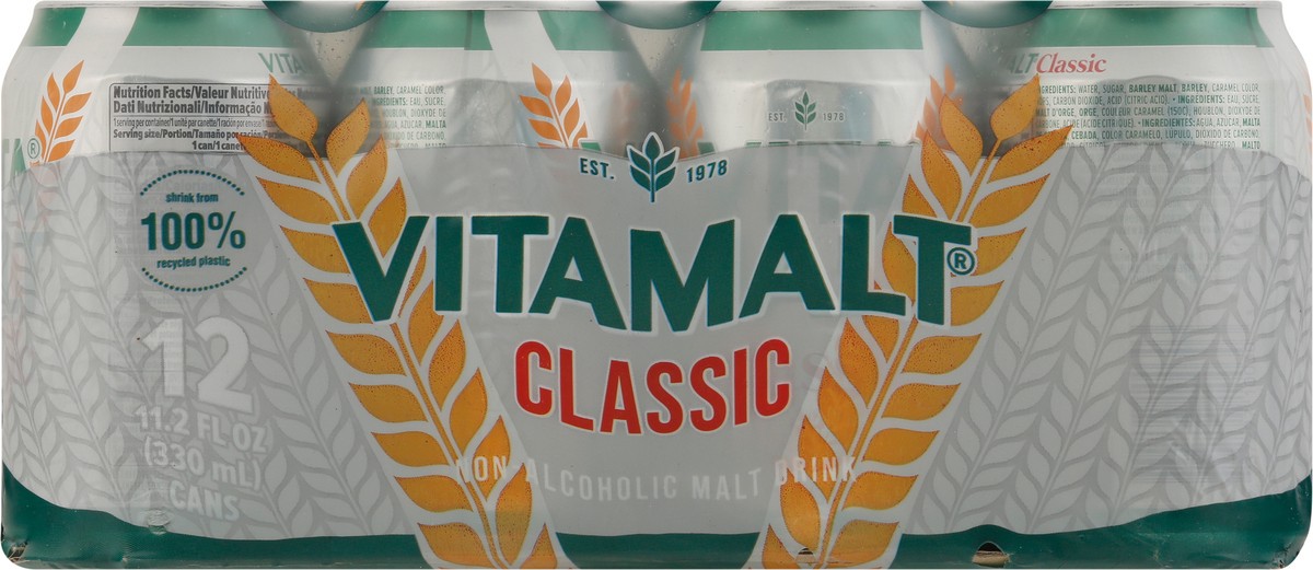slide 5 of 13, Vita Malt Non-Alcoholic Classic Malt Drink - 12 ct, 12 ct
