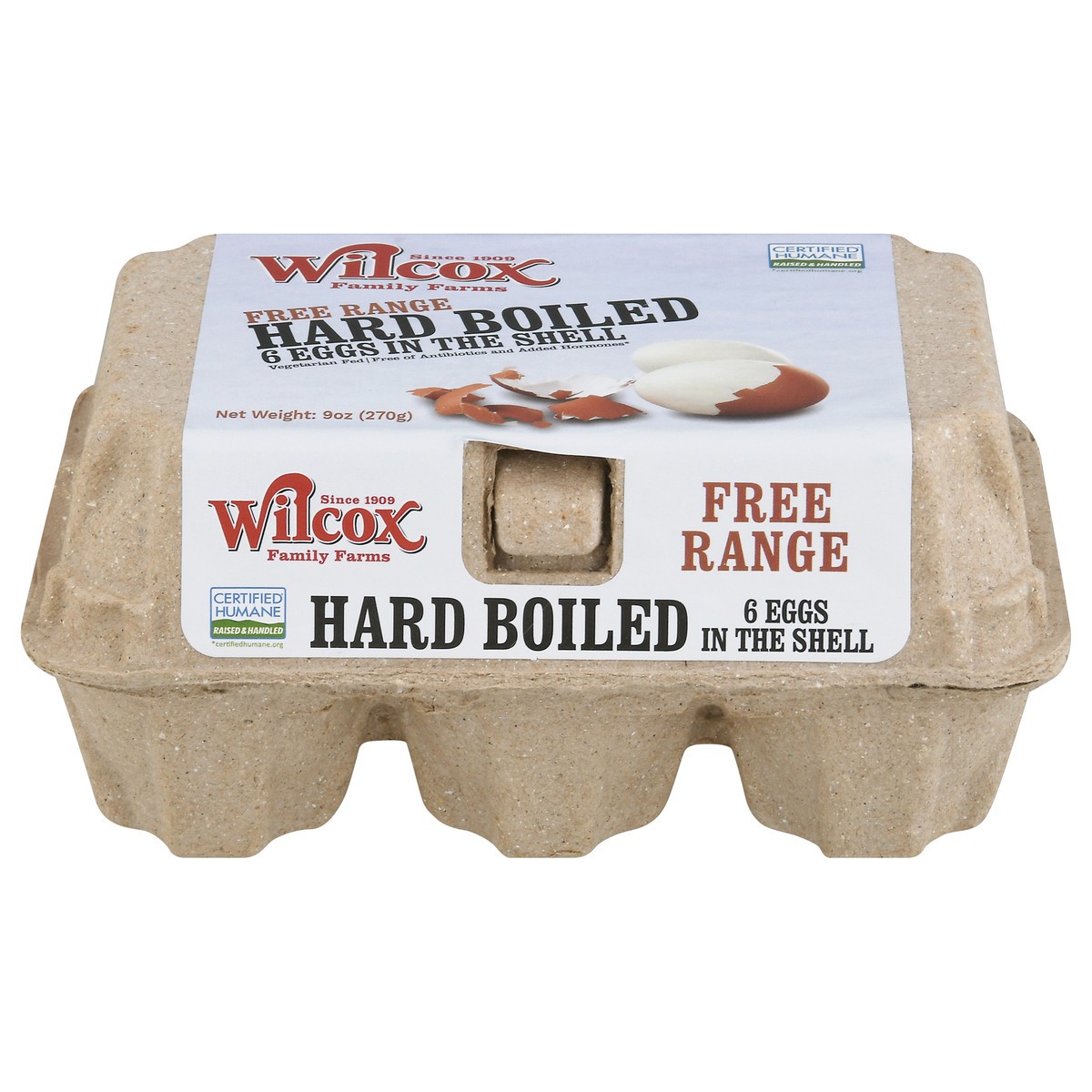 slide 1 of 12, Wilcox Free Range Hard Boiled Eggs 6 ea, 6 ct