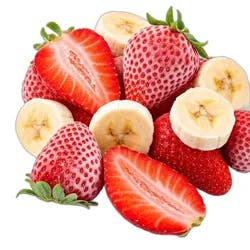 Publix Strawberries & Bananas, Sliced