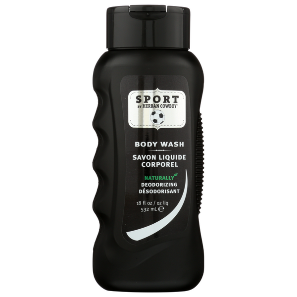 slide 1 of 1, Herban Cowboy Body Wash, 18 oz