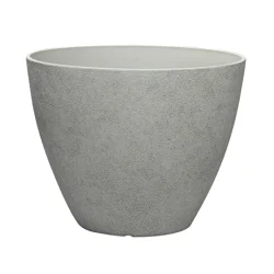 Faux Concrete Planter - 12 in x 9.4 in