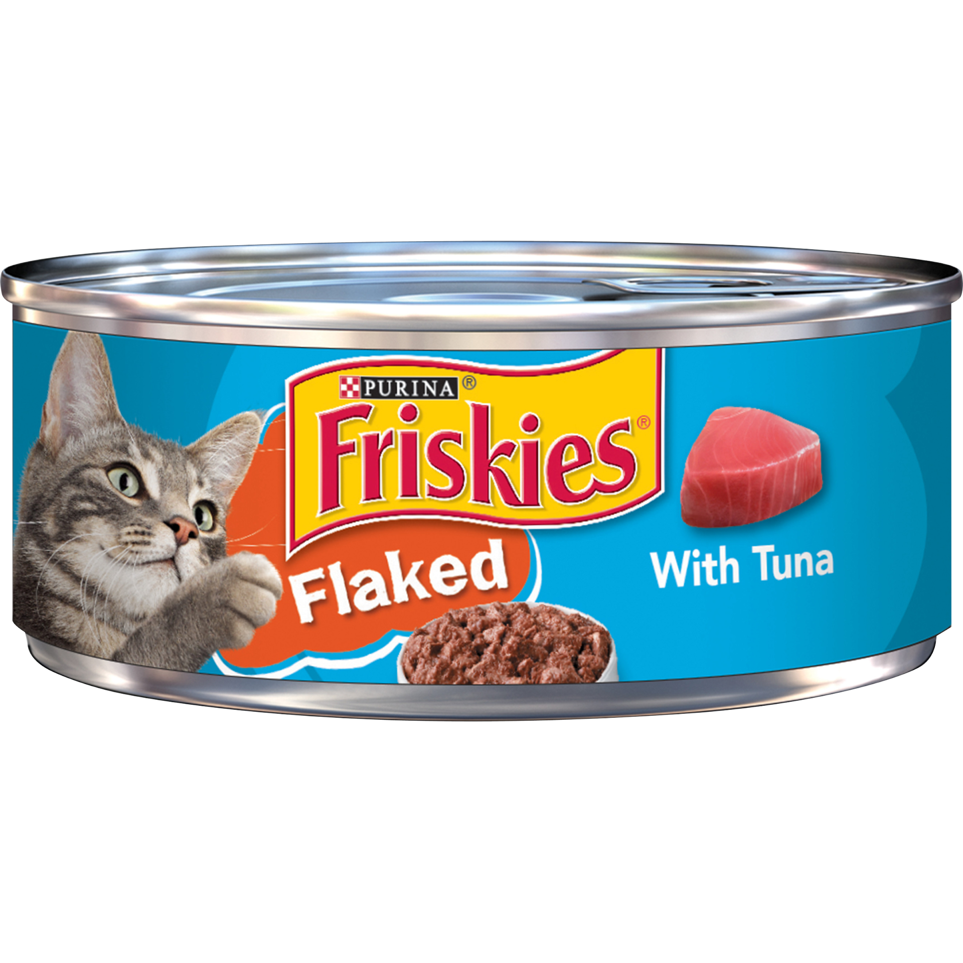 slide 1 of 4, Purina Friskies Flaked with Tuna Cat Food, 5.5 oz