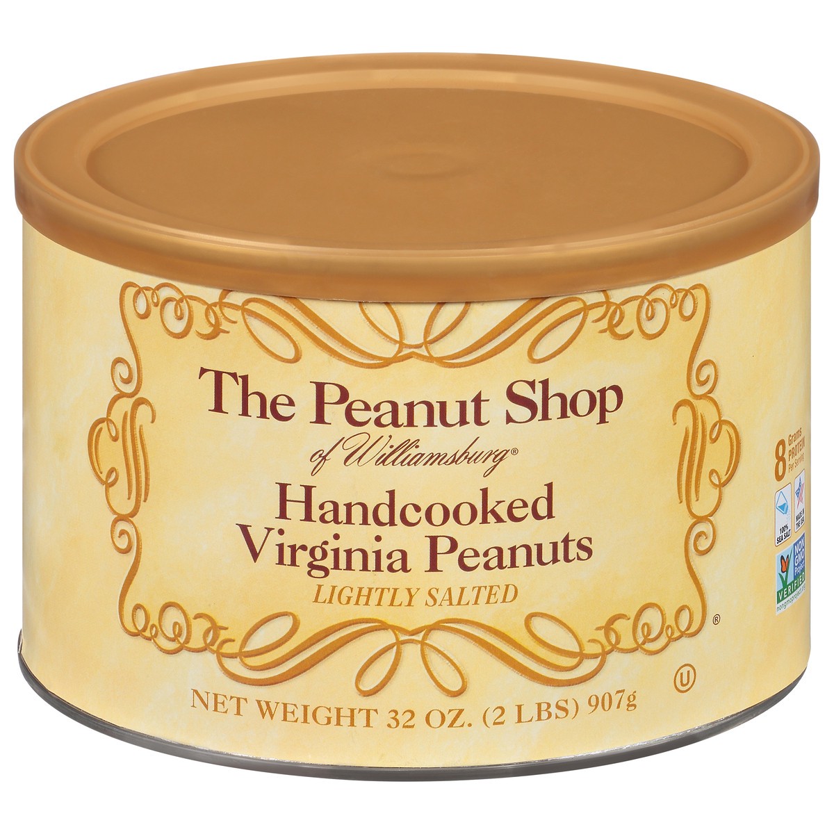 slide 2 of 13, The Peanut Shop Lightly Salted Handcooked Virginia Peanuts 32 oz, 32 oz