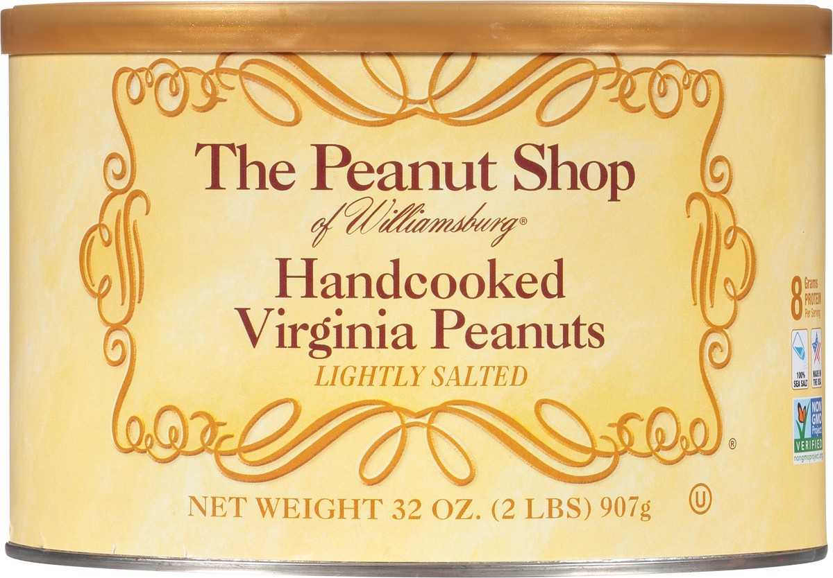 slide 6 of 13, The Peanut Shop Lightly Salted Handcooked Virginia Peanuts 32 oz, 32 oz