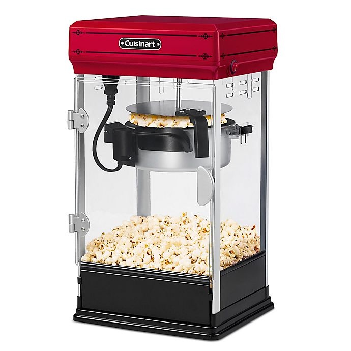 slide 1 of 6, Cuisinart Classic-Style Popcorn Maker - Red, 1 ct