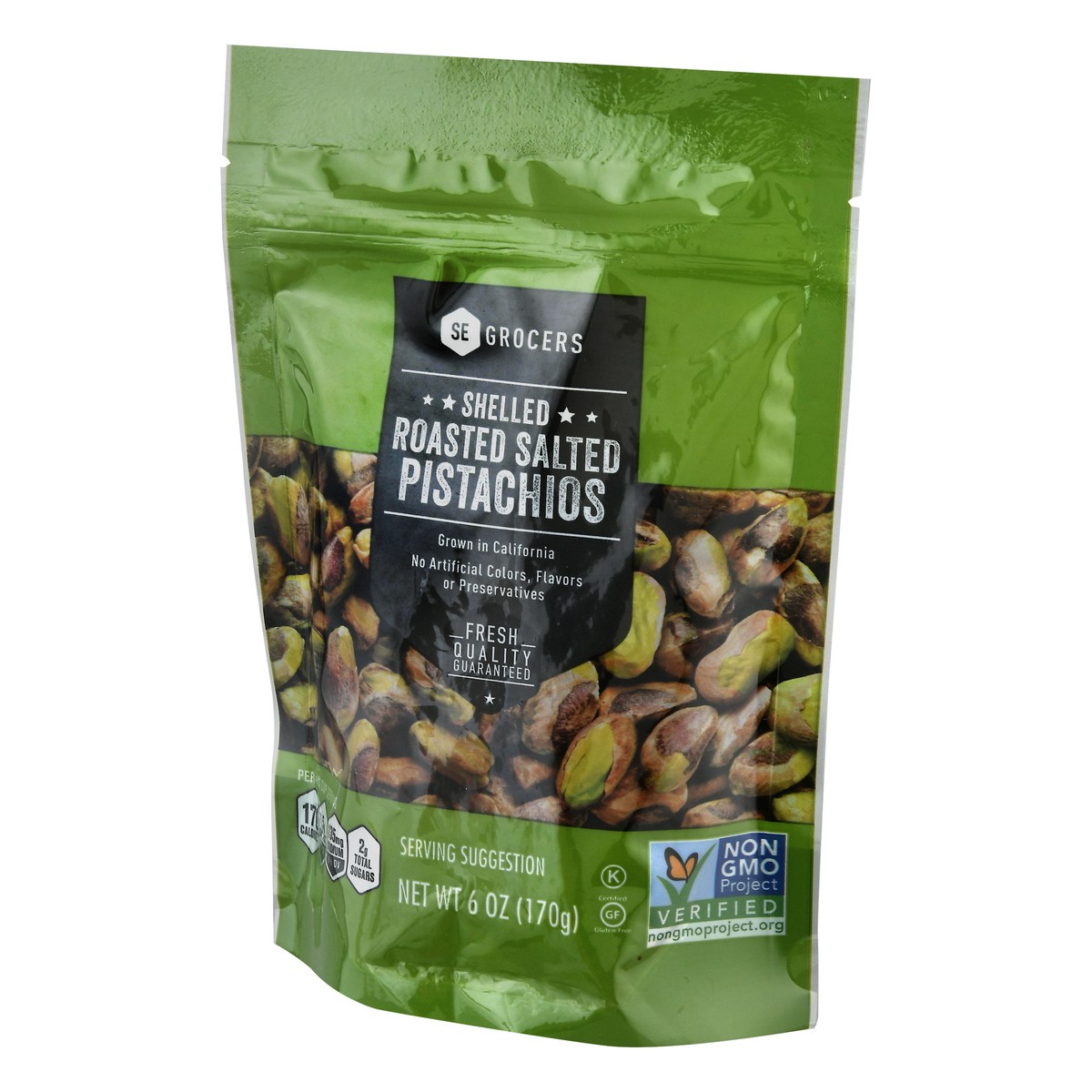 slide 2 of 9, SE Grocers Pistachio Kernels Roasted Salted, 6 oz